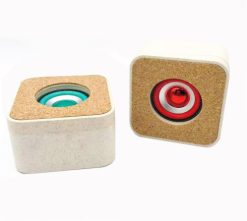 Bamboo Light-up Speakers With Handle 3