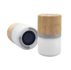 Bamboo Speakers With Light 3