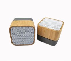 Bamboo Square Light-up Speakers 3