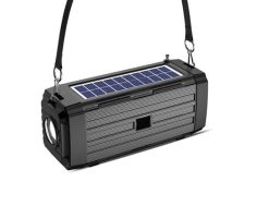 Shoulder Strap Solar Speakers With Torch 1