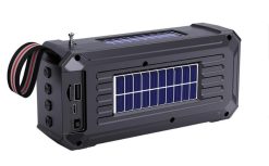 Solar Speakers With Torch & Strap 2