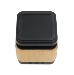 Wireless Charger Bamboo Speakers 3