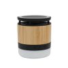 Wireless Charger Bamboo Speakers with Light 1